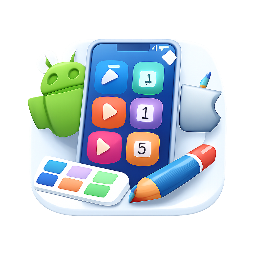 Rakenduse ikoonigeneraator Android ja iOS jaoks